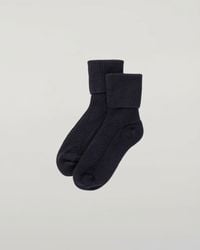 Johnstons of Elgin - Dark Cashmere Lounge Socks - Lyst