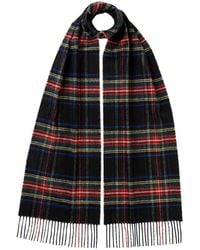 Johnstons of Elgin - Stewart Tartan Cashmere Scarf - Lyst