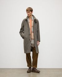 Johnstons of Elgin - Natural Mackellar Tartan Wide Cashmere Scarf - Lyst