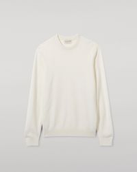 Johnstons of Elgin - Rory Classic Cashmere Crew Jumper - Lyst