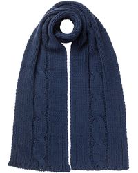 Johnstons of Elgin - Luxe Cable Cashmere Scarf - Lyst