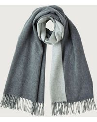 Johnstons of Elgin - Contrast Reversible Cashmere Stole - Lyst