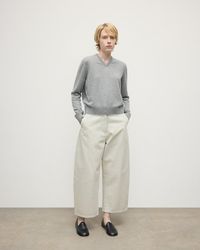 Johnstons of Elgin - Classic Cashmere Light V Neck Jumper - Lyst