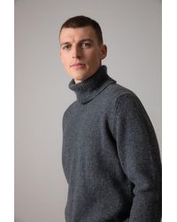 Johnstons of Elgin - Cashmere Donegal Roll Neck - Lyst