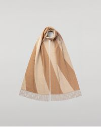 Johnstons of Elgin - Chevron Cashmere Vicuña Scarf - Lyst