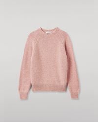 Johnstons of Elgin - Bay Marl Cashmere & Cotton Jumper - Lyst