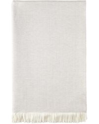 Johnstons of Elgin - Herringbone Merino Bed Throw - Lyst