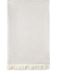 Johnstons of Elgin - Herringbone Merino Bed Throw - Lyst