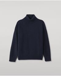 Johnstons of Elgin - Maggie Reverse Stitch Cashmere Jumper - Lyst