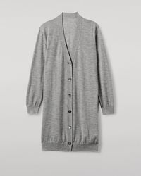 Johnstons of Elgin - Elise Long Superfine Cashmere Cardigan - Lyst