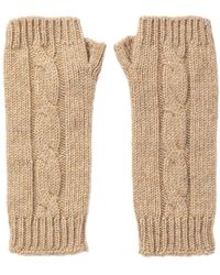 Johnstons of Elgin - Cable Cashmere Wrist Warmers - Lyst