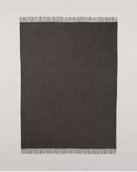 Johnstons of Elgin - Plain Charcoal Cashmere Throw - Lyst