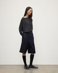 Johnstons of Elgin - Finola Dark Superfine Cashmere Jumper - Lyst