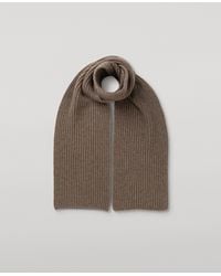 Johnstons of Elgin - Lovat Ribbed Cashmere Scarf - Lyst