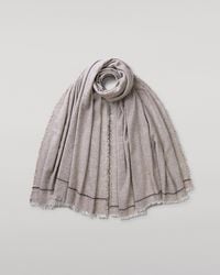 Johnstons of Elgin - Usan Cashmere Scarf - Lyst