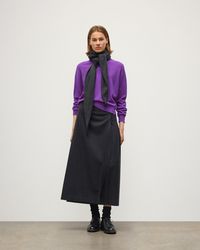 Johnstons of Elgin - Ethel Charcoal & Cashmere Diamond Scarf - Lyst