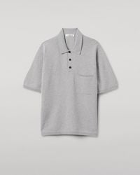 Johnstons of Elgin - Superfine Merino Relaxed Light Polo Shirt - Lyst