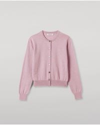 Johnstons of Elgin - Iris Light Classic Cashmere Cardigan - Lyst