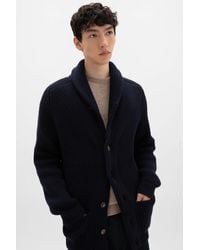 Johnstons of Elgin - Shawl Collar Cashmere Cardigan - Lyst