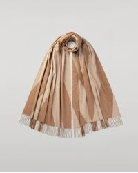 Johnstons of Elgin - Chevron Cashmere & Vicuña Stole - Lyst