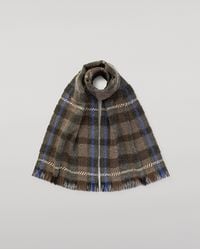 Johnstons of Elgin - Crowe Charcoal Cashmere Scarf - Lyst
