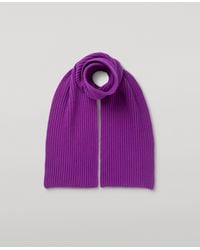 Johnstons of Elgin - Lovat Ribbed Cashmere Scarf - Lyst