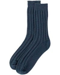 Johnstons of Elgin - Cashmere Lounge Socks - Lyst