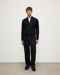 Johnstons of Elgin - Cashmere Milano Stitch Zip Jacket - Lyst