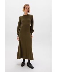 Johnstons of Elgin - Fit & Flare Cashmere Dress - Lyst