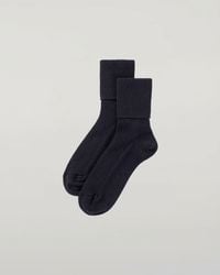 Johnstons of Elgin - Dark Cashmere Socks - Lyst