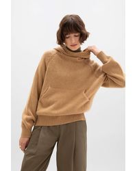 Johnstons of Elgin - Oversized Cashmere Hoodie - Lyst