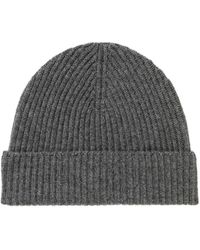 Johnstons of Elgin - Mid Ribbed Cashmere Beanie - Lyst