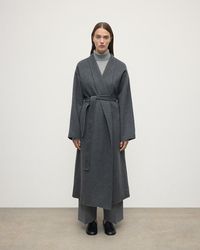 Johnstons of Elgin - Mid Cashmere Wrap Coat - Lyst