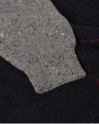 Johnstons of Elgin - Monteith Exploded Argyle Donegal Cashmere Jumper - Lyst