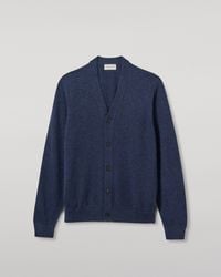 Johnstons of Elgin - Rory Classic Cashmere Cardigan - Lyst