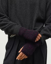 Johnstons of Elgin - Tiree Donegal Cashmere Wristwarmers - Lyst