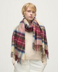 Johnstons of Elgin - Hessian Dress Stewart Tartan Cashmere Stole - Lyst