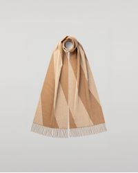 Johnstons of Elgin - Chevron Cashmere Vicuña Skinny Scarf - Lyst