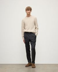 Johnstons of Elgin - Peel Natural Cashmere Jumper - Lyst