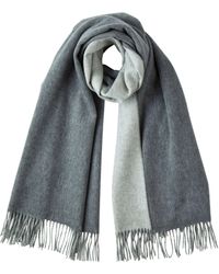 Johnstons of Elgin - Contrast Reversible Cashmere Stole - Lyst
