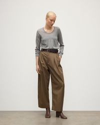 Johnstons of Elgin - Ella Scoop Neck Superfine Cashmere Jumper - Lyst