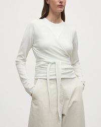 Johnstons of Elgin - Cashmere Ballet Wrap Cardigan - Lyst