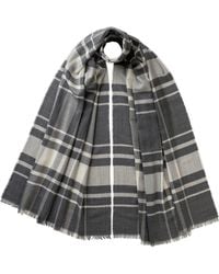 Johnstons of Elgin - Twill Check Scarf - Lyst