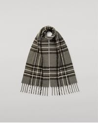 Johnstons of Elgin - Mach Tartan Cashmere Scarf - Lyst