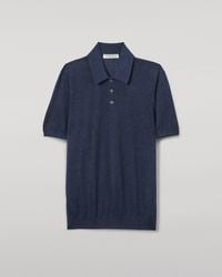Johnstons of Elgin - Fin Superfine Cashmere Polo Shirt - Lyst