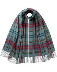 Johnstons of Elgin - Anderson Tartan Cashmere Stole - Lyst