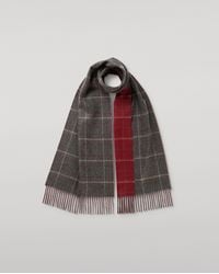 Johnstons of Elgin - Contrast & Cashmere Scarf - Lyst
