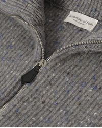 Johnstons of Elgin - Kinnaird Half Zip Donegal Cashmere Jumper - Lyst