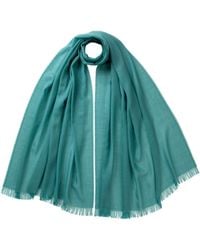 Johnstons of Elgin - Merino Wool Lightweight Scarf - Lyst