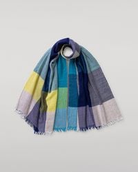 Johnstons of Elgin - Ethie & Lime Wool Scarf - Lyst
